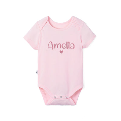 Custom Embroidered Name Bamboo Bodysuit
