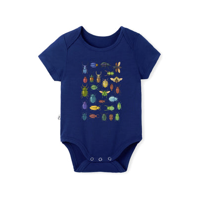 Bugs & Insects Baby Bamboo Onesie