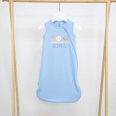 Personalized Baseball Baby Sleep Sack With Name SwaddleAn