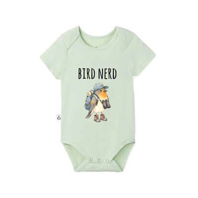Bird Nerd Baby Bamboo Onesie