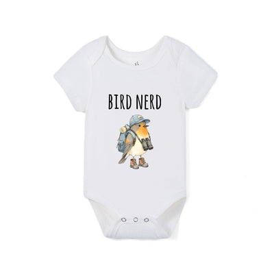 Bird Nerd Baby Bamboo Onesie