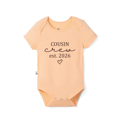 Custom Cousin Crew Est Year Bamboo Baby Bodysuit