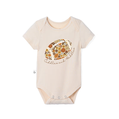 Football Huddles & Cuddles Bamboo Baby Bodysuit