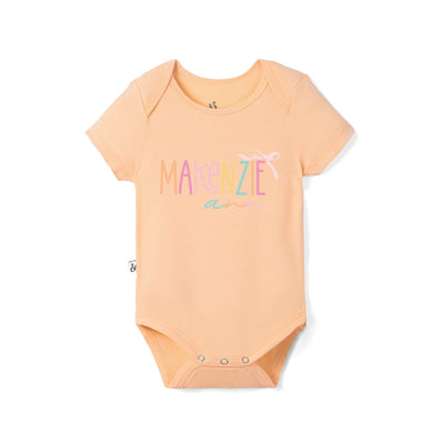 Custom Colorful Doodle Name Baby Onesie
