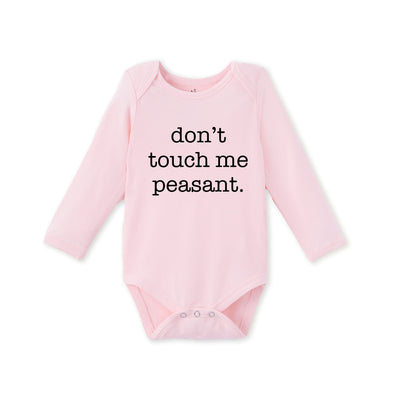 Don't Touch Me You Peasant Baby Bamboo Onesie