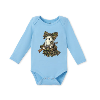 Hunting Ghost Bamboo Baby Onesie