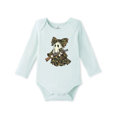 Hunting Ghost Bamboo Baby Onesie