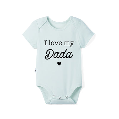 'I Love My Dada' Bamboo Baby Bodysuit