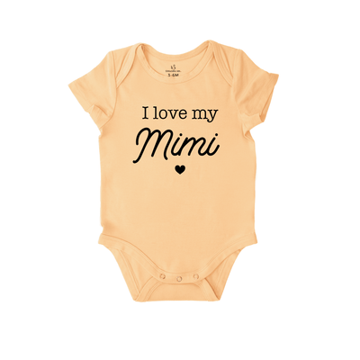 'I Love My Mimi' Bamboo Baby Onesie | Perfect Baby Gift SwaddleAn