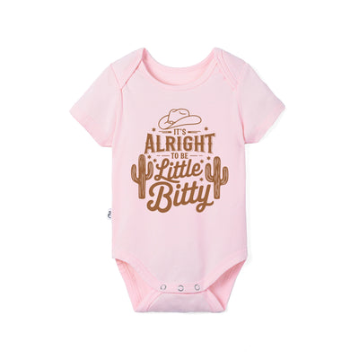 It's alright to be little bitty Bamboo Baby Onesie