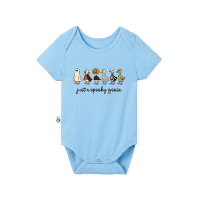 'Just A Spooky Goose' Halloween Bamboo Baby Bodysuit