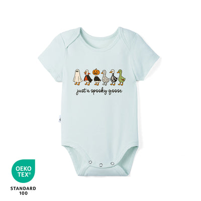 'Just A Spooky Goose' Halloween Bamboo Baby Bodysuit