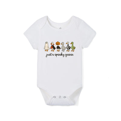 'Just A Spooky Goose' Halloween Bamboo Baby Bodysuit