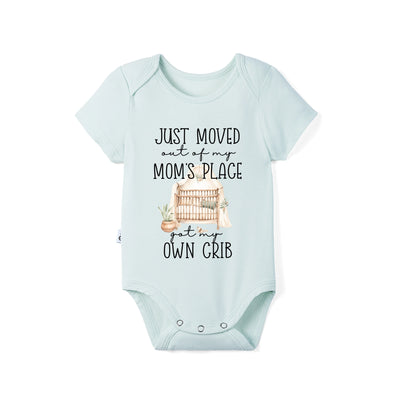 Just Moved Out Of My Mom's Place Got My Own Crib Bamboo Baby Bodysuit