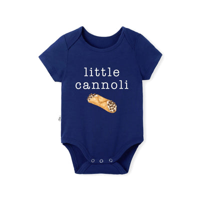 Little Cannoli Italian Baby Bamboo Onesie