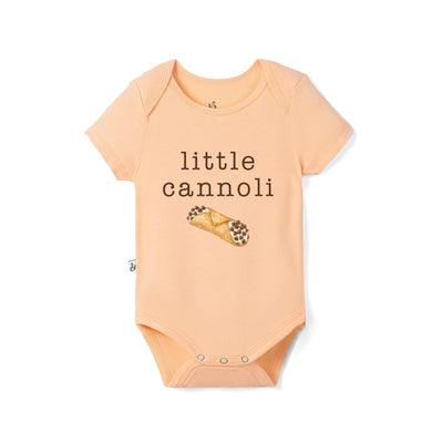 Little Cannoli Italian Baby Bamboo Onesie