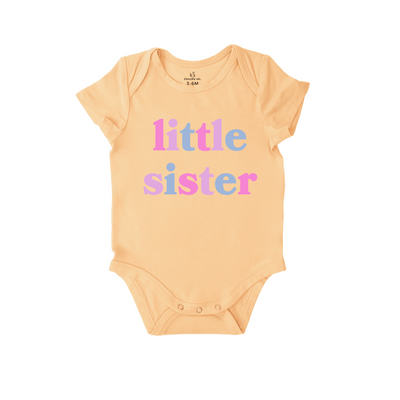 'Little Sister' Bamboo Baby Onesie SwaddleAn