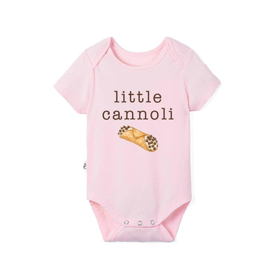 Little Cannoli Italian Baby Bamboo Onesie