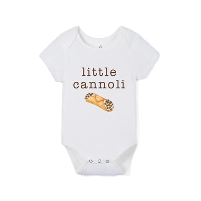 Little Cannoli Italian Baby Bamboo Onesie