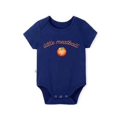 Little Meatball Italian Baby Bamboo Onesie