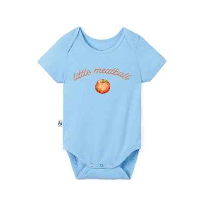 Little Meatball Italian Baby Bamboo Onesie
