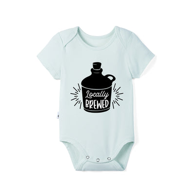 'Locally Brewed' Bamboo Baby Bodysuit