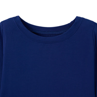Blue Depths Long Sleeve Bamboo Pajama Set - SwaddleAn