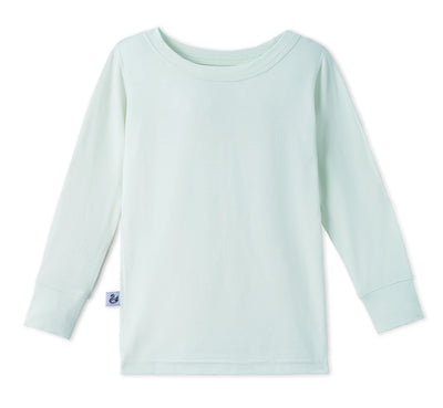 Mint Long Sleeve Bamboo Pajama Set - SwaddleAn
