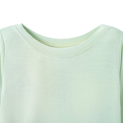Sage Green Long Sleeve Bamboo Pajama Set - SwaddleAn