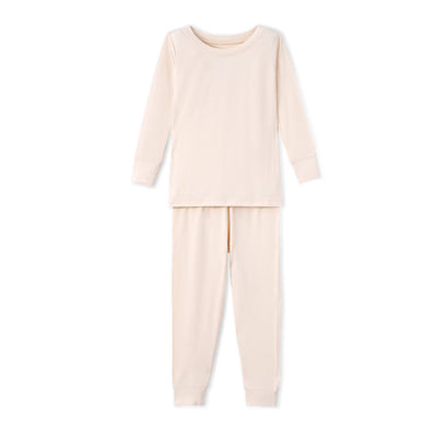 Sand Long Sleeve Bamboo Pajama Set - SwaddleAn