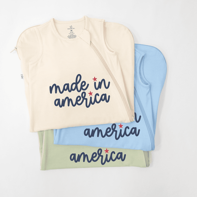 Patriotic Sleep Sack for a Cherished First Celebration SwaddleAn