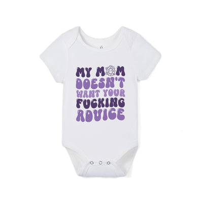 My mom doesn't want your advice Bamboo Baby Onesie