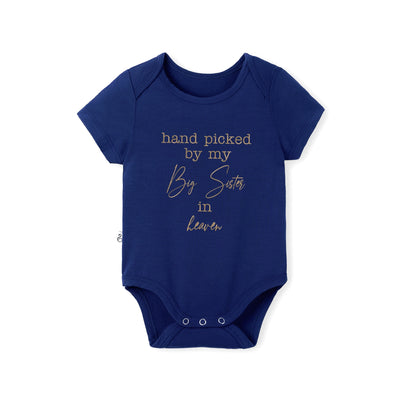 Hand Picked By My Big Sister In Heaven Bamboo Onesie