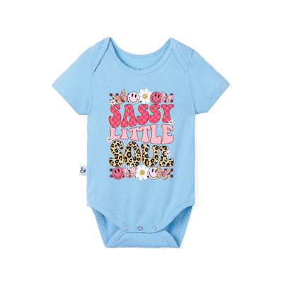 Sassy Little Soul Funny Baby Bamboo Onesie