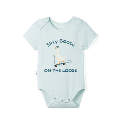 Silly Goose On The Loose Bamboo Baby Onesie