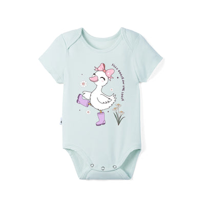 Silly Goose On The Loose Bamboo Baby Bodysuit