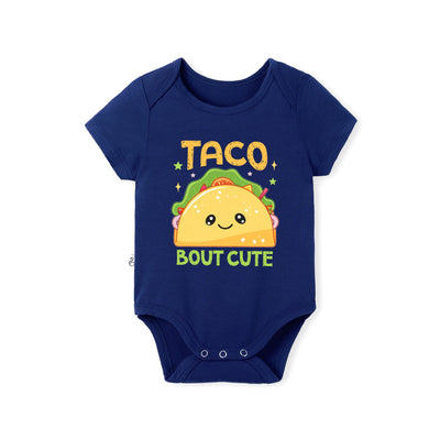 Bamboo Baby Bodysuit 'Taco Bout Cute'