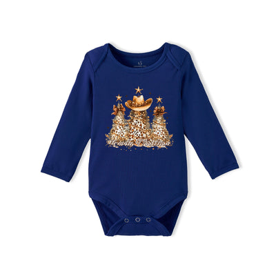 Howdy Christmas Bamboo Baby Onesie